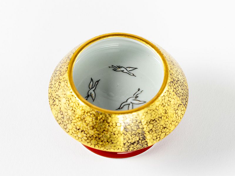 【錦山窯】九谷茶譚 器 鶴のイメージ