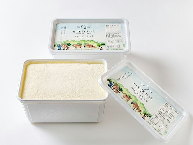小布施牧場ジャージーミルクのアイスクリーム